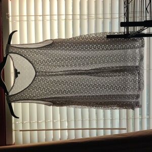 White patterned blouse